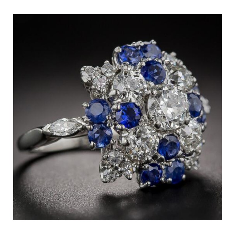 Vintage Fashion Outlet - Outlet Accessories Vintage Sapphire Ring Women's