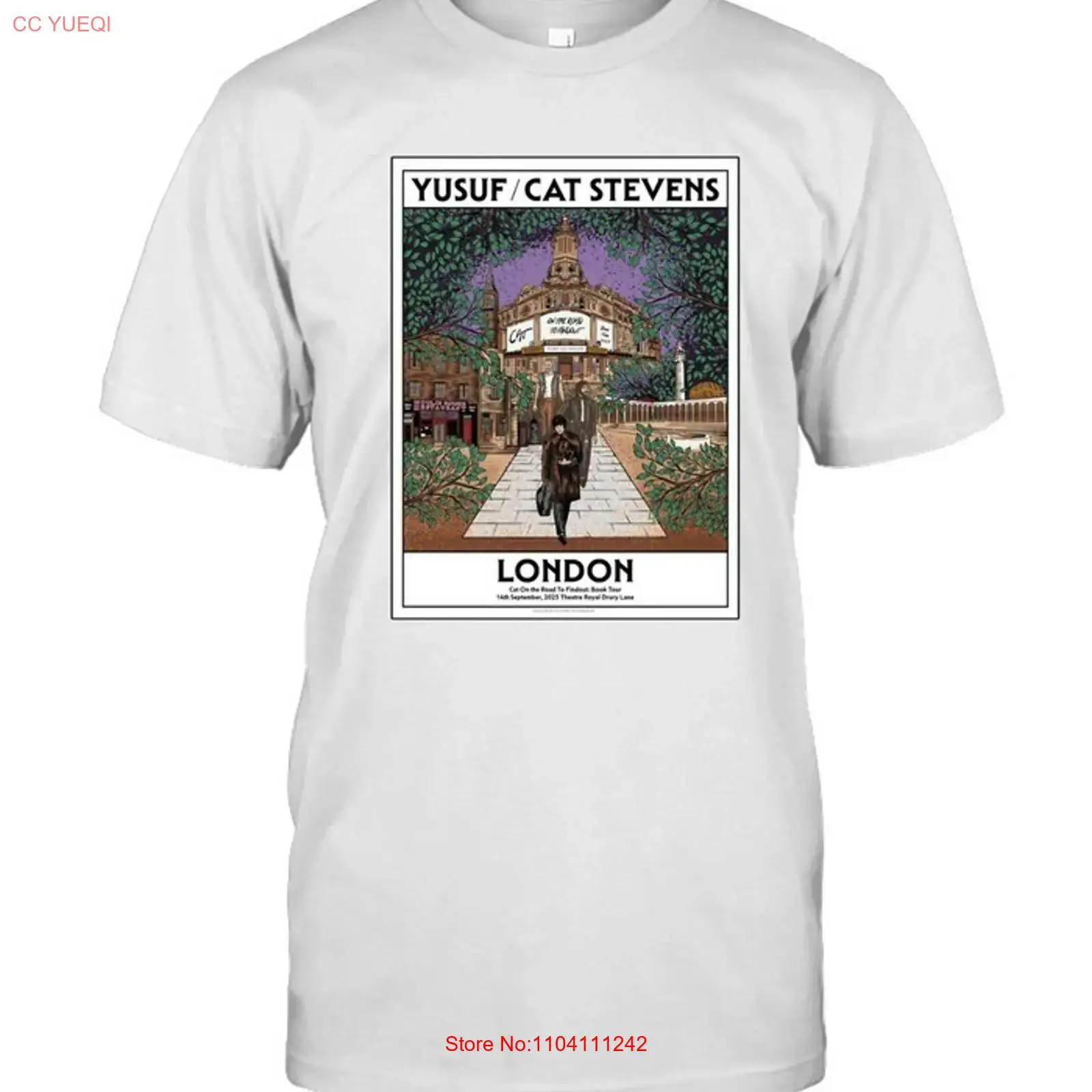Vintage Fashion London - Yusuf Cat Stevens T Shirt London