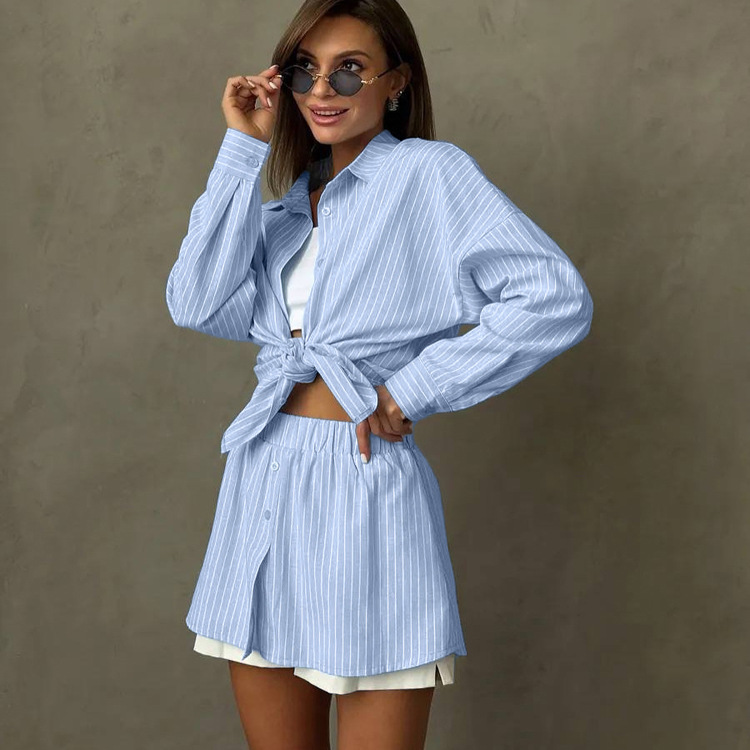 Fashion Blue Stripe Women's 2  - مراجعة V Vintage Fashion وسعره