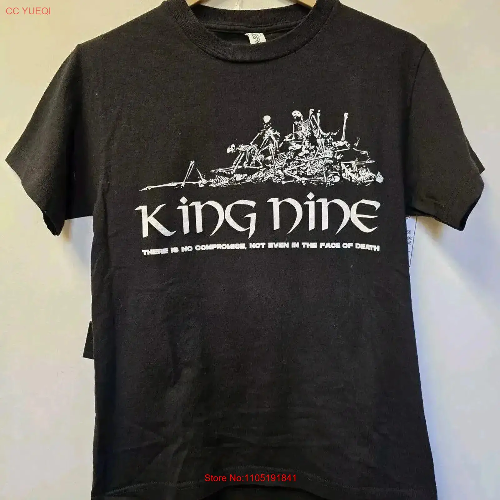 King Nine Band T Shirt S Hardc - مراجعة Vintage Fashion New York وسعره