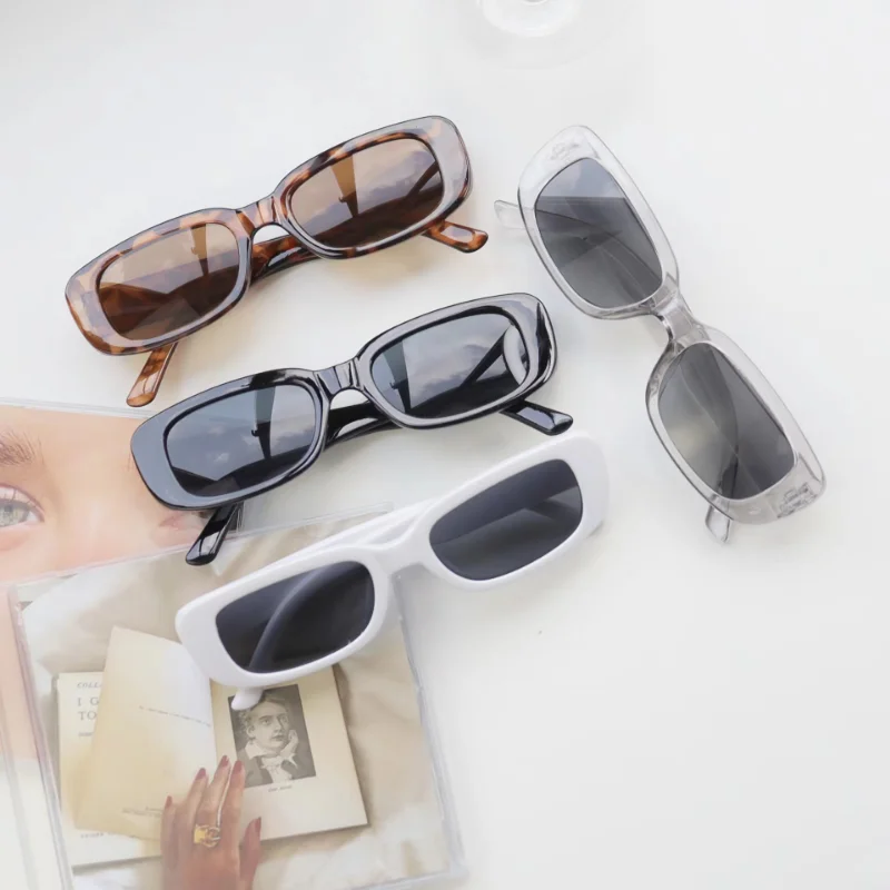Vintage Small Square Sunglasse - مراجعة Vintage Outdoor Fashion وسعره