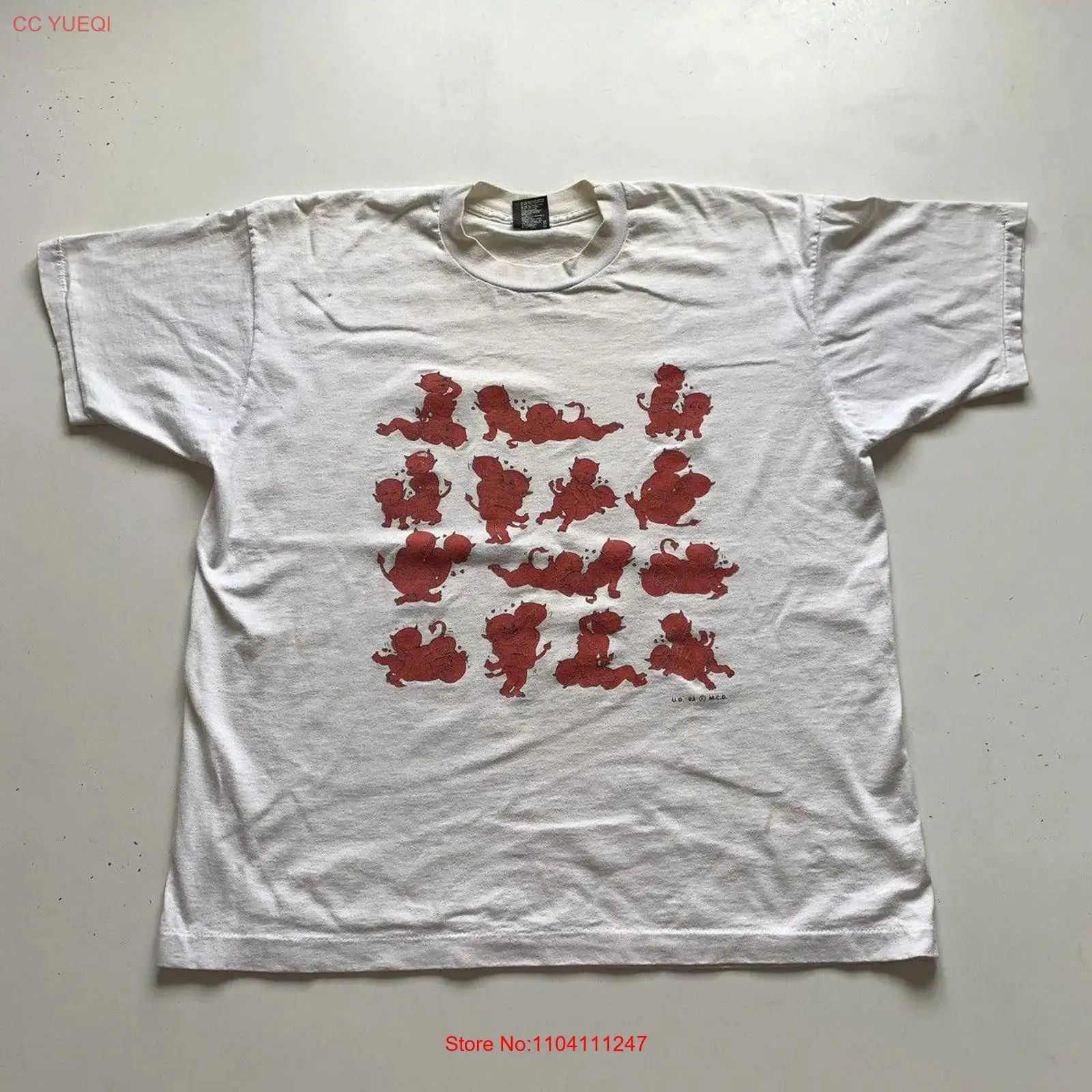 Vintage 1990s Devil Sex Funny  - مراجعة Vintage Fashion Victim Shirt وسعره
