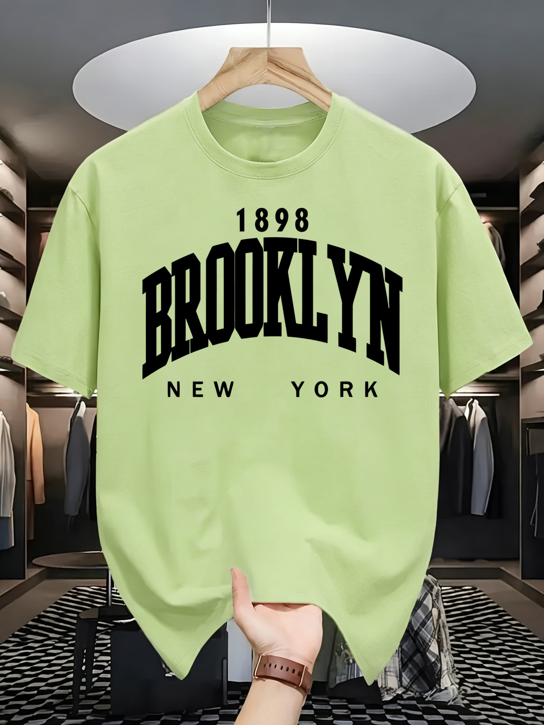 Brooklun New York Letter Print - مراجعة Vintage Fashion New York وسعره