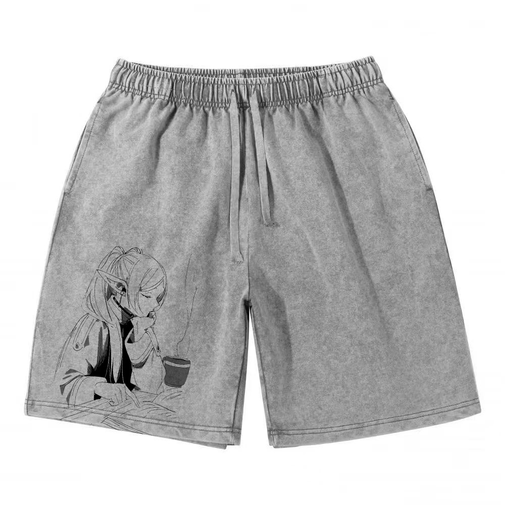 Anime Frieren Shorts Vintage W - مراجعة Vintage Fashion Model وسعره