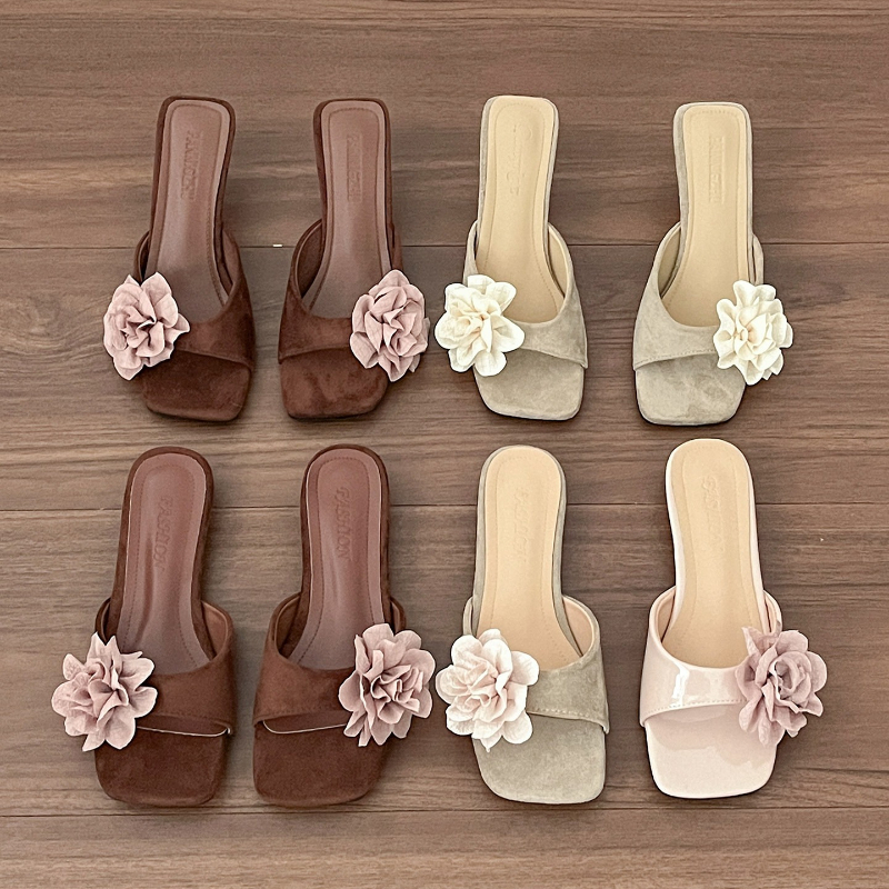 Vintage Summer Thin Heel Flowe - مراجعة Vintage Outdoor Fashion وسعره