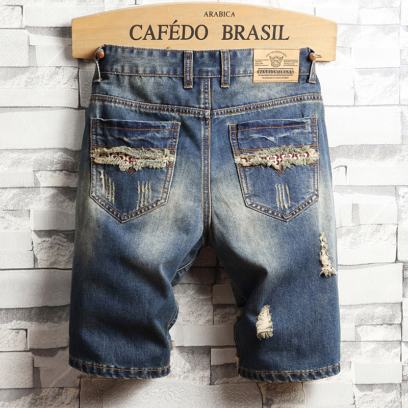Ripped Hip-hop Denim Shorts Me - مراجعة Vintage Fashion Jeans وسعره