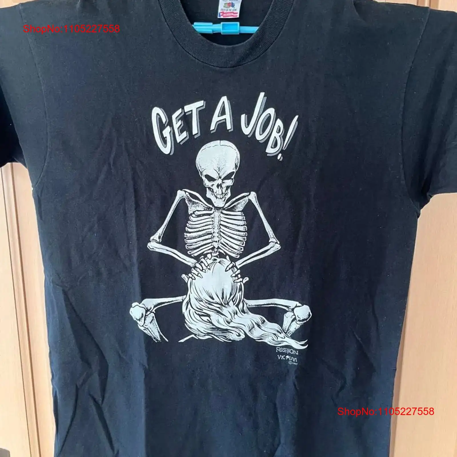 Get A Job T shirt Black FASHIO - مراجعة Vintage Fashion Victim Shirt وسعره