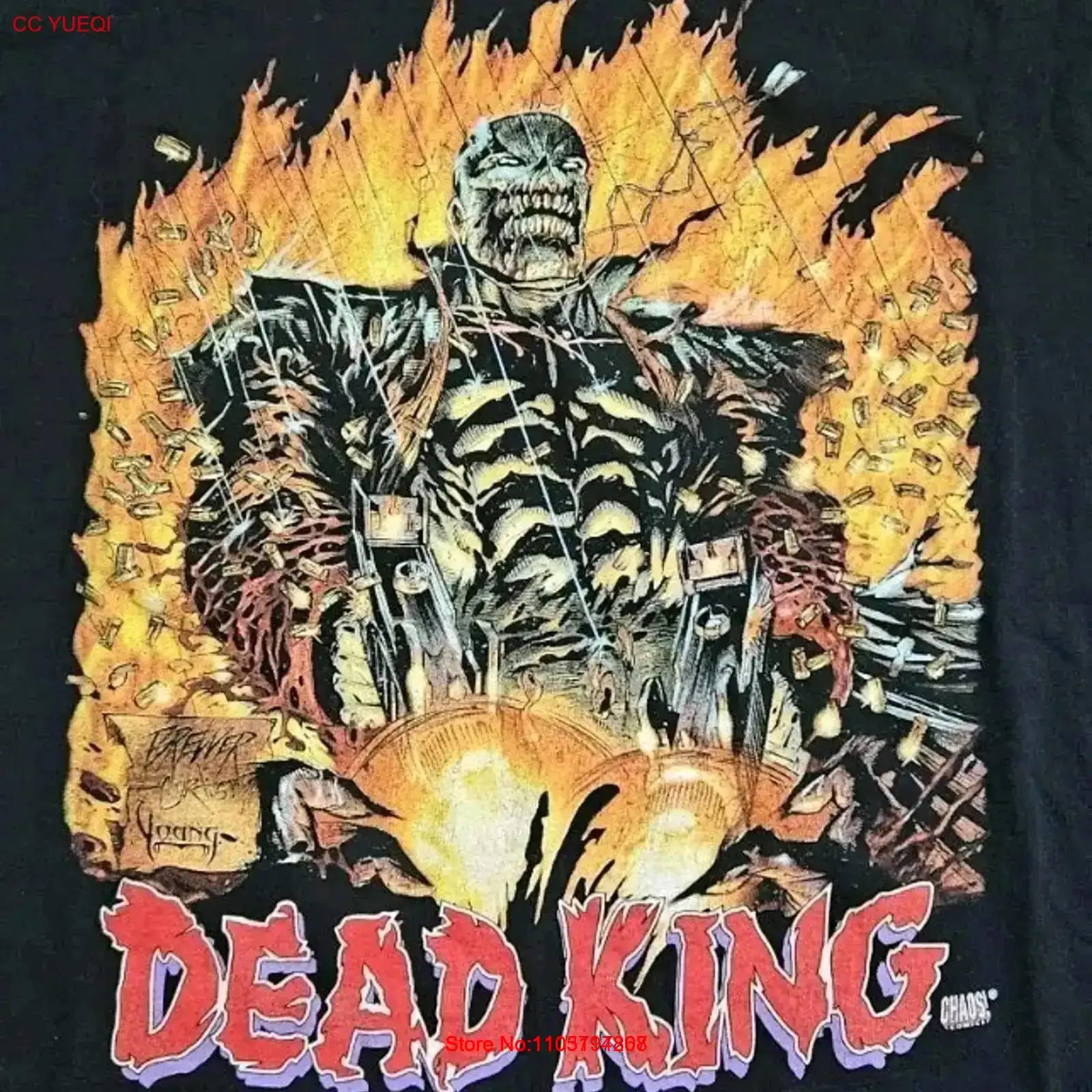 Vintage 90s Choas Comics Dead  - مراجعة Vintage Fashion Victim Shirt وسعره