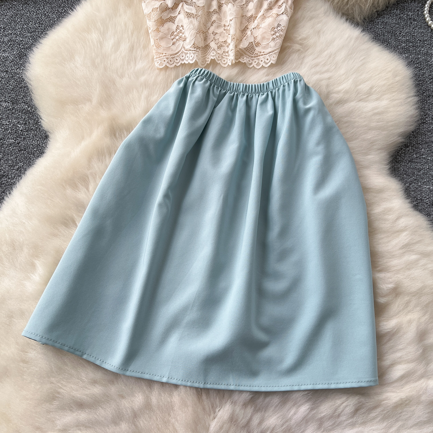 Chic lace Embroidered hollow o - مراجعة V Vintage Fashion وسعره