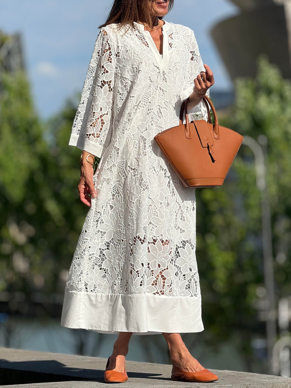 Women's Vintage White Lace Dre - مراجعة V Vintage Fashion وسعره