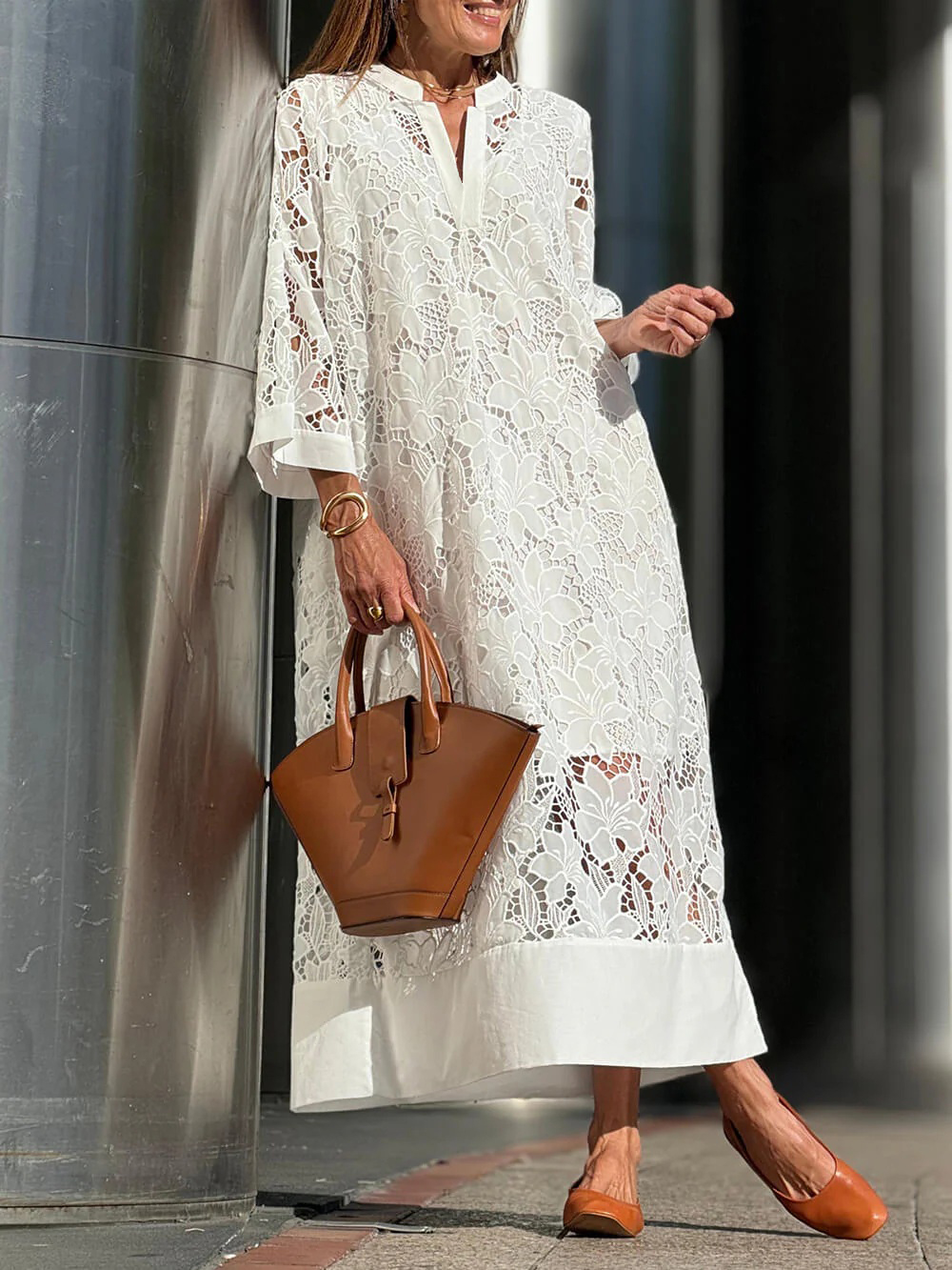 Women's Vintage White Lace Dre - مراجعة V Vintage Fashion وسعره