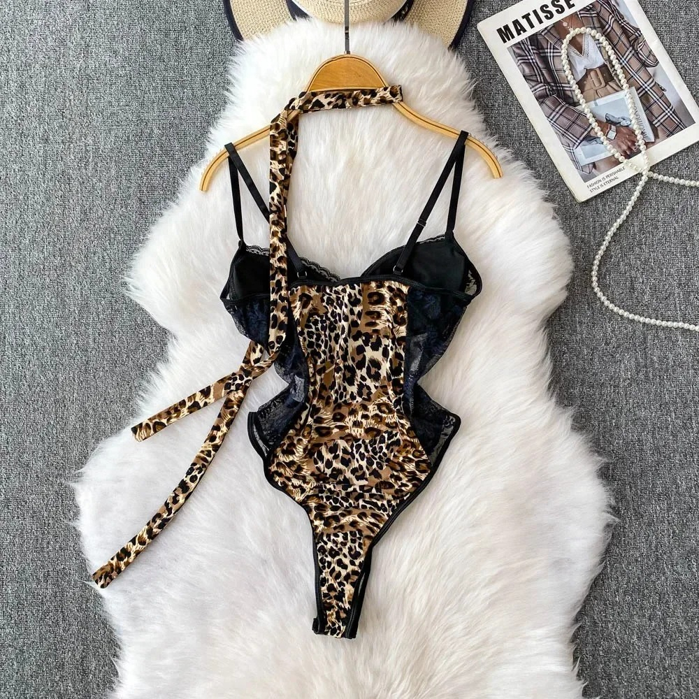 Women Hotsweet V-neck Leopard  - مراجعة V Vintage Fashion وسعره