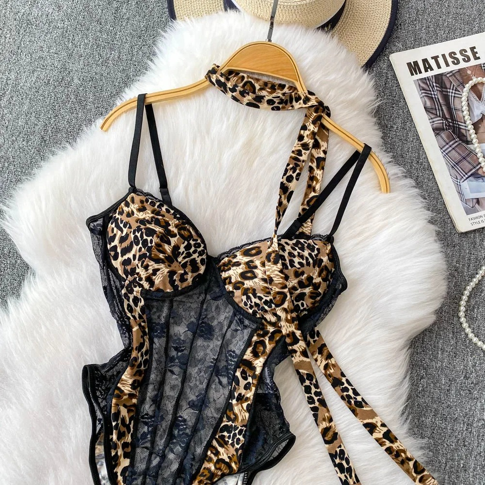 Women Hotsweet V-neck Leopard  - مراجعة V Vintage Fashion وسعره