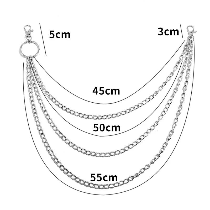 Layer Metal Belt Chain Punk Ho - مراجعة Vintage Fashion Theme وسعره