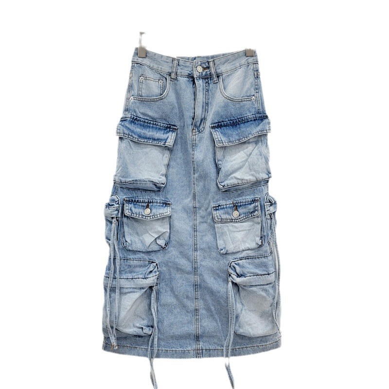 Women's Denim Workwear Skirt H - مراجعة Vintage Fashion Influencer وسعره