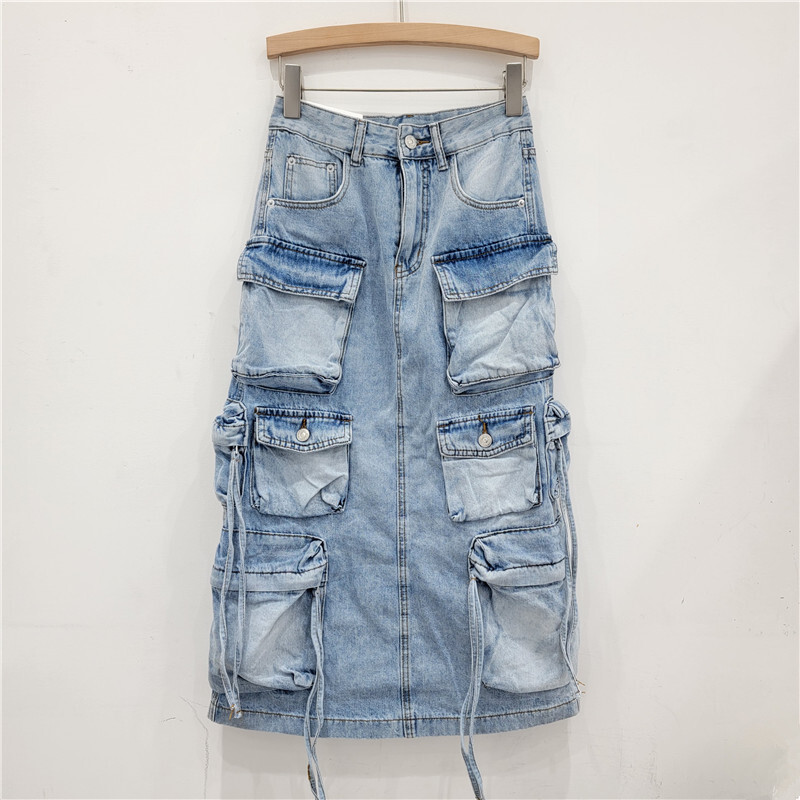 Women's Denim Workwear Skirt H - مراجعة Vintage Fashion Influencer وسعره