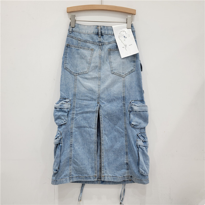 Women's Denim Workwear Skirt H - مراجعة Vintage Fashion Influencer وسعره