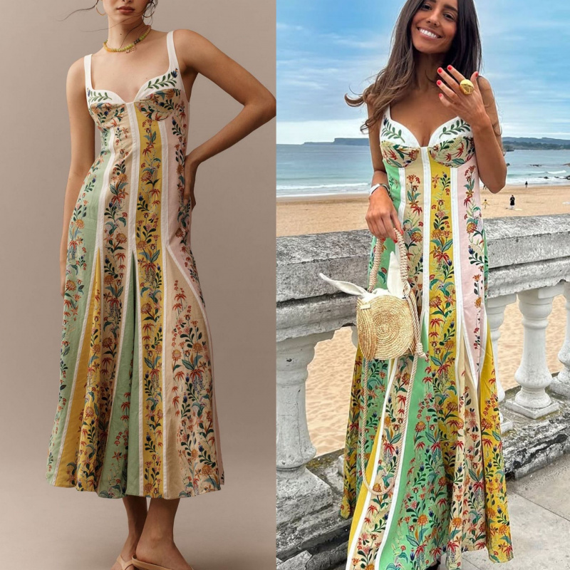 Fashion Elegant Women Sleevele - مراجعة V Vintage Fashion وسعره