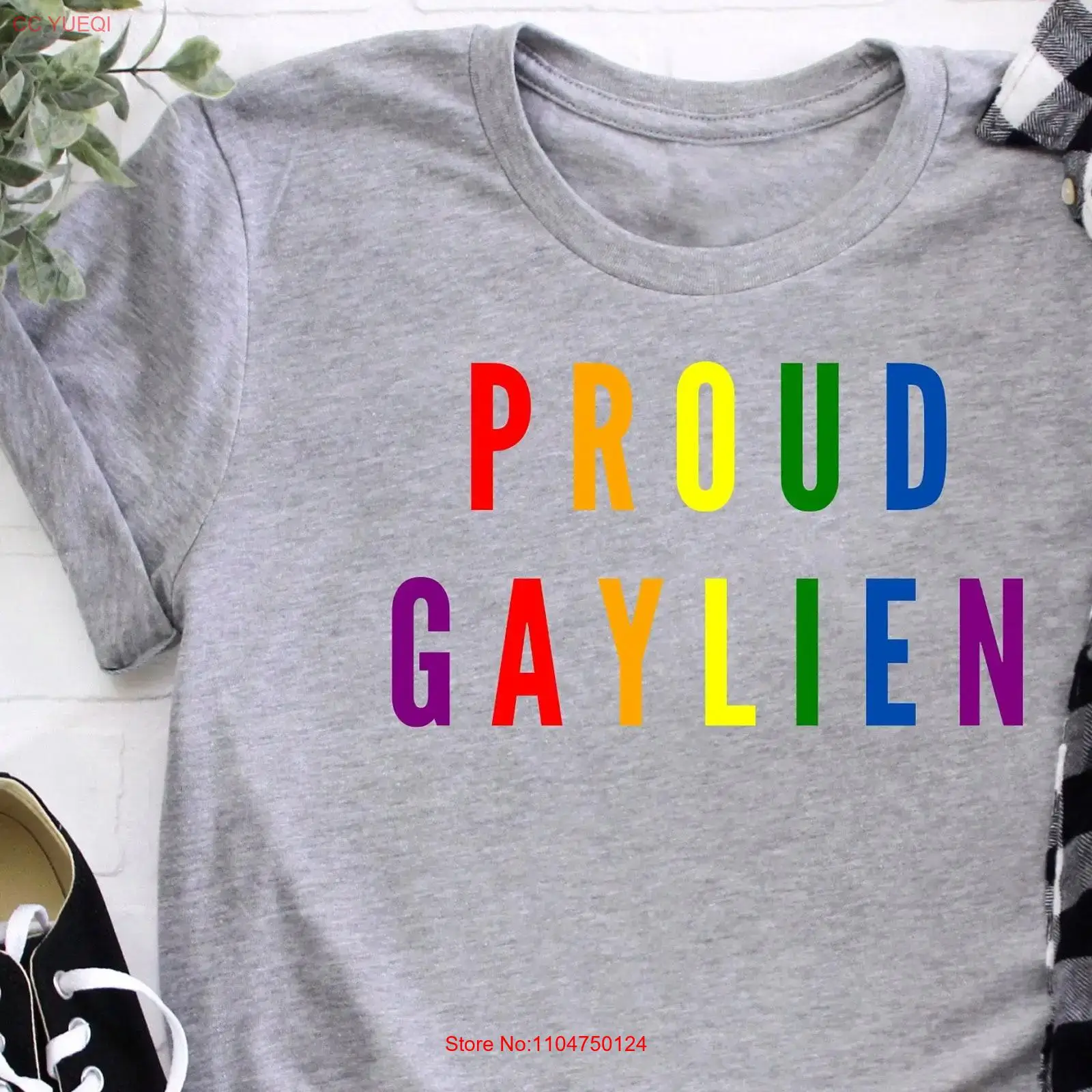 Proud Gaylien T Shirt LGBT Pri - مراجعة Vintage Queer Fashion وسعره
