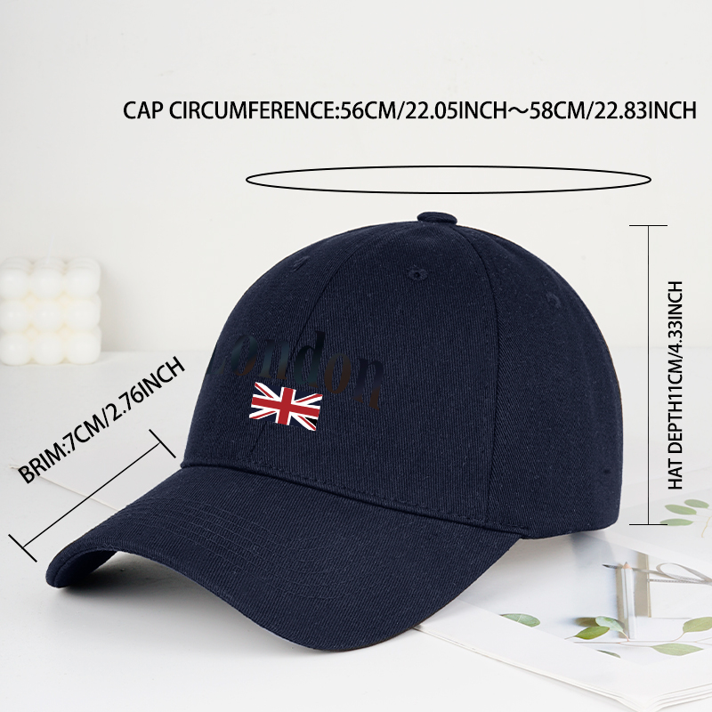 London Union Jack Print Baseba - مراجعة Vintage Fashion London وسعره