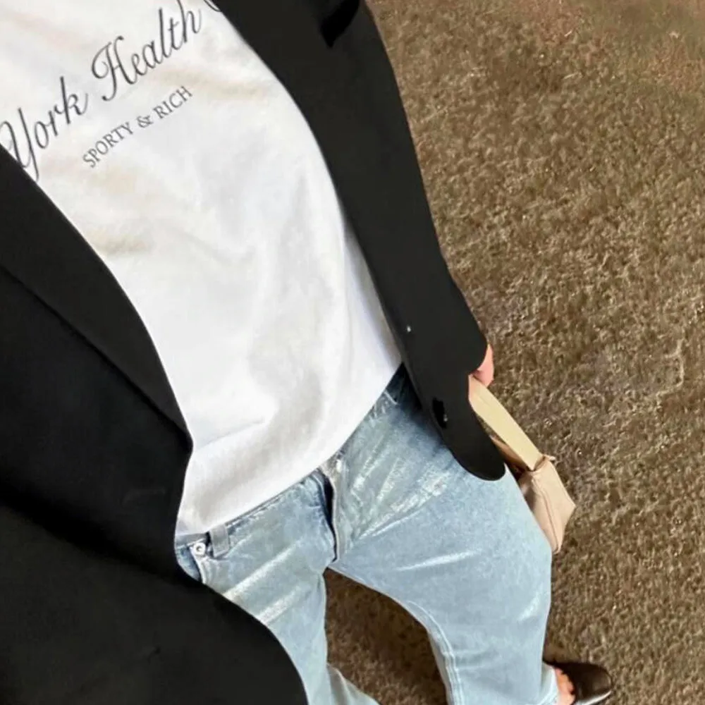 New York Letters Printing Wome - مراجعة Vintage Fashion New York وسعره