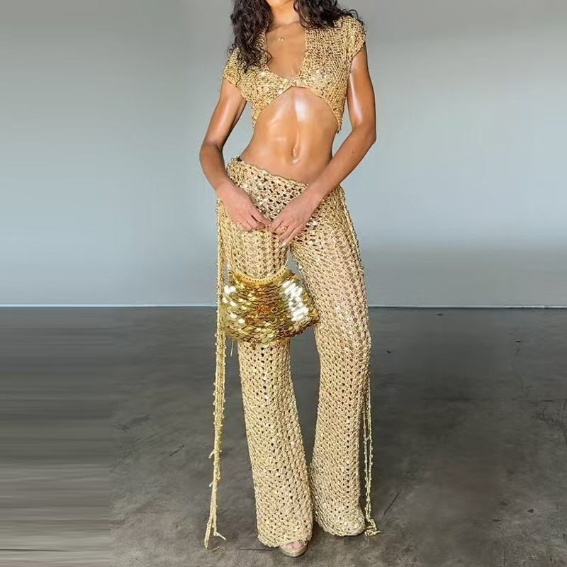 Women Fashion Sequined Party S - مراجعة V Vintage Fashion وسعره