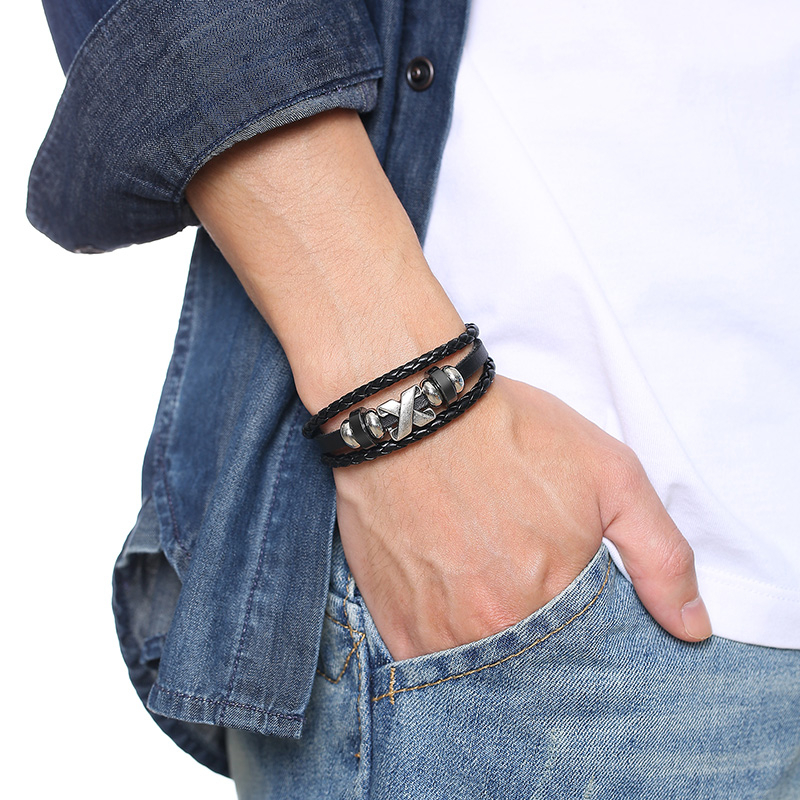 Vnox Lucky Vintage Men's Leath - مراجعة Vintage Vegas Fashion وسعره