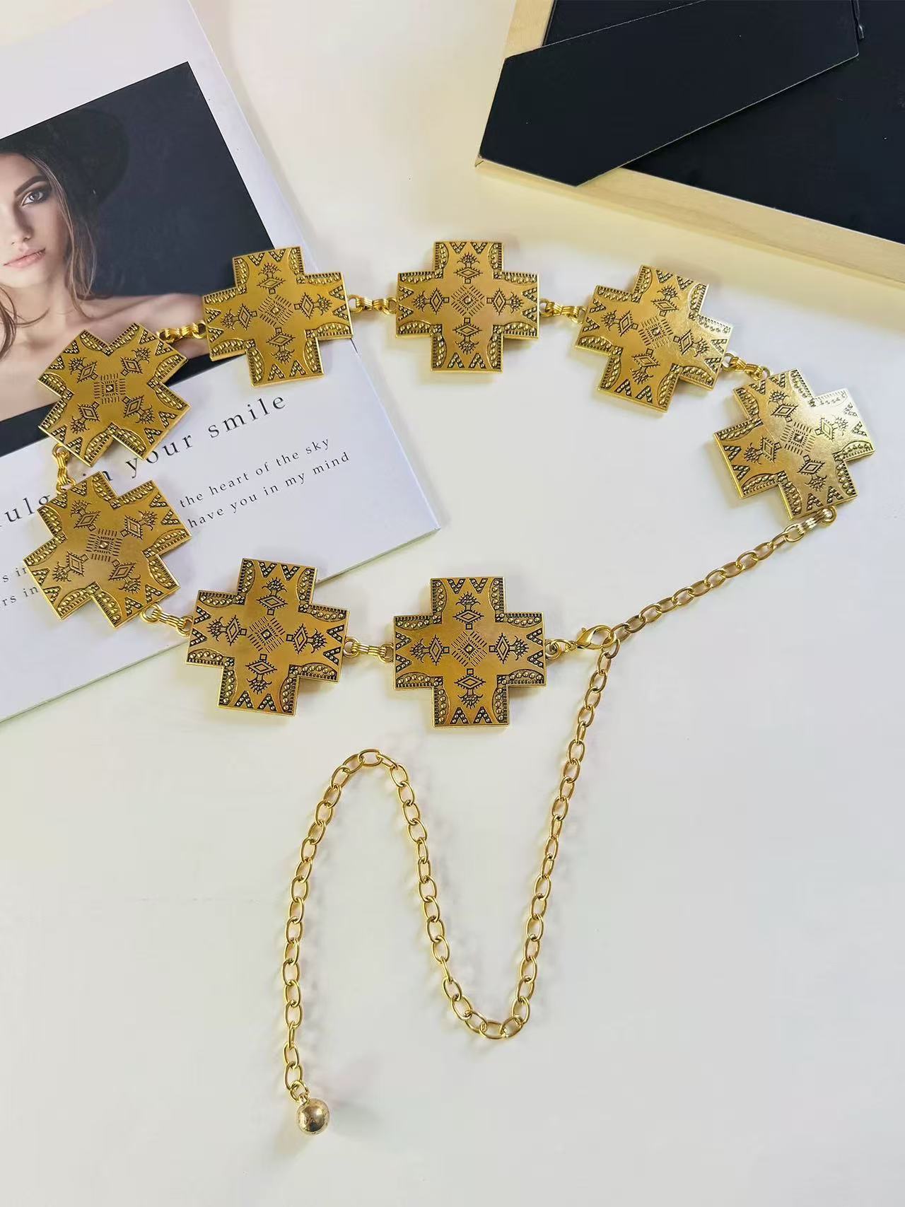 Vintage Women Body Jewelry  Wa - مراجعة Vintage Fashion Theme وسعره