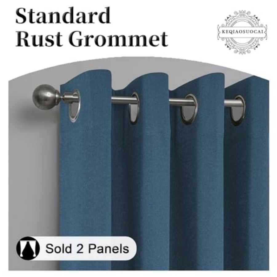 100% out Linen Curtains, 84 In - مراجعة Vintage Fashion Jeans وسعره