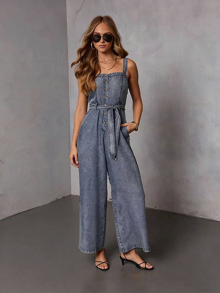 Summer Vintage Women Denim Jum - مراجعة Vintage Fashion Jeans وسعره