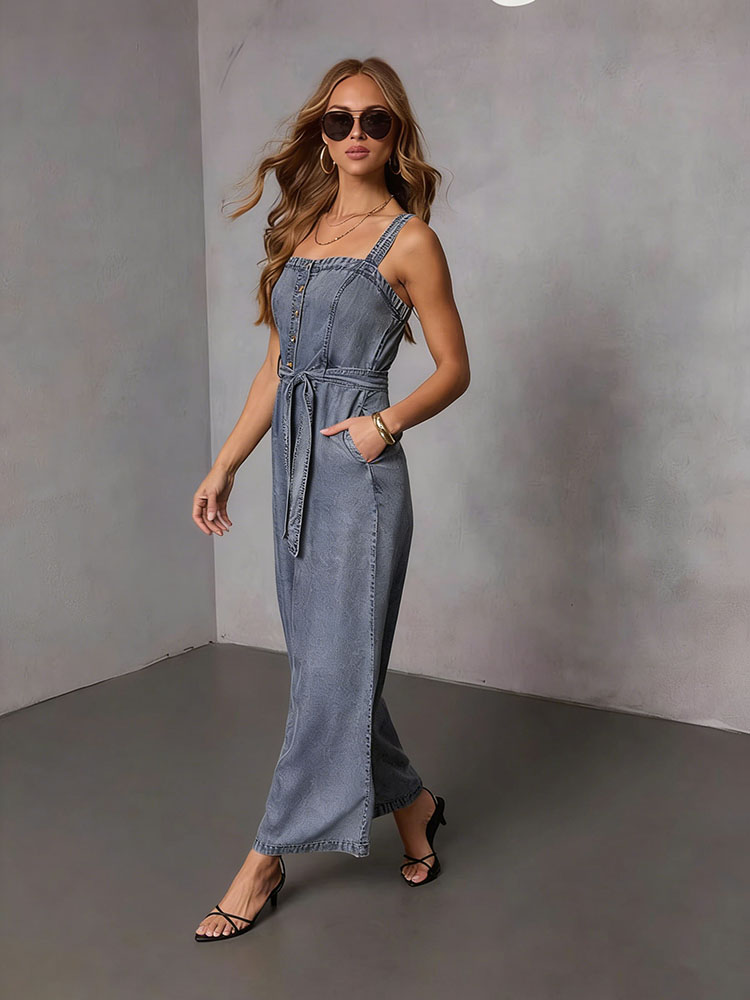 Summer Vintage Women Denim Jum - مراجعة Vintage Fashion Jeans وسعره