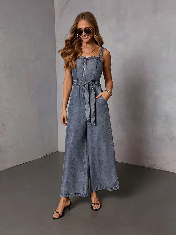 Summer Vintage Women Denim Jum - مراجعة Vintage Fashion Jeans وسعره