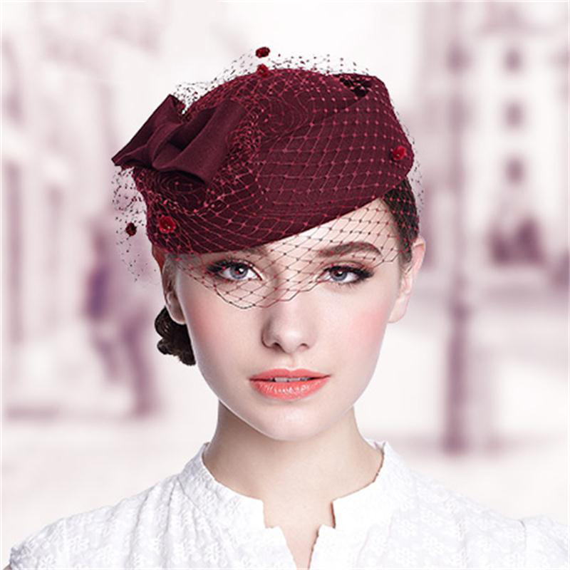 British Style Wool Beret with  - مراجعة Vintage Fashion Influencer وسعره