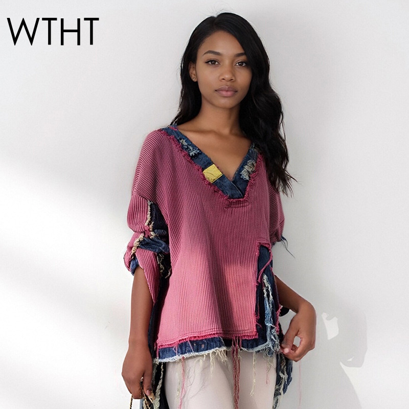WTHT Fashion Women's Spliced D - مراجعة Vintage Fashion Influencer وسعره