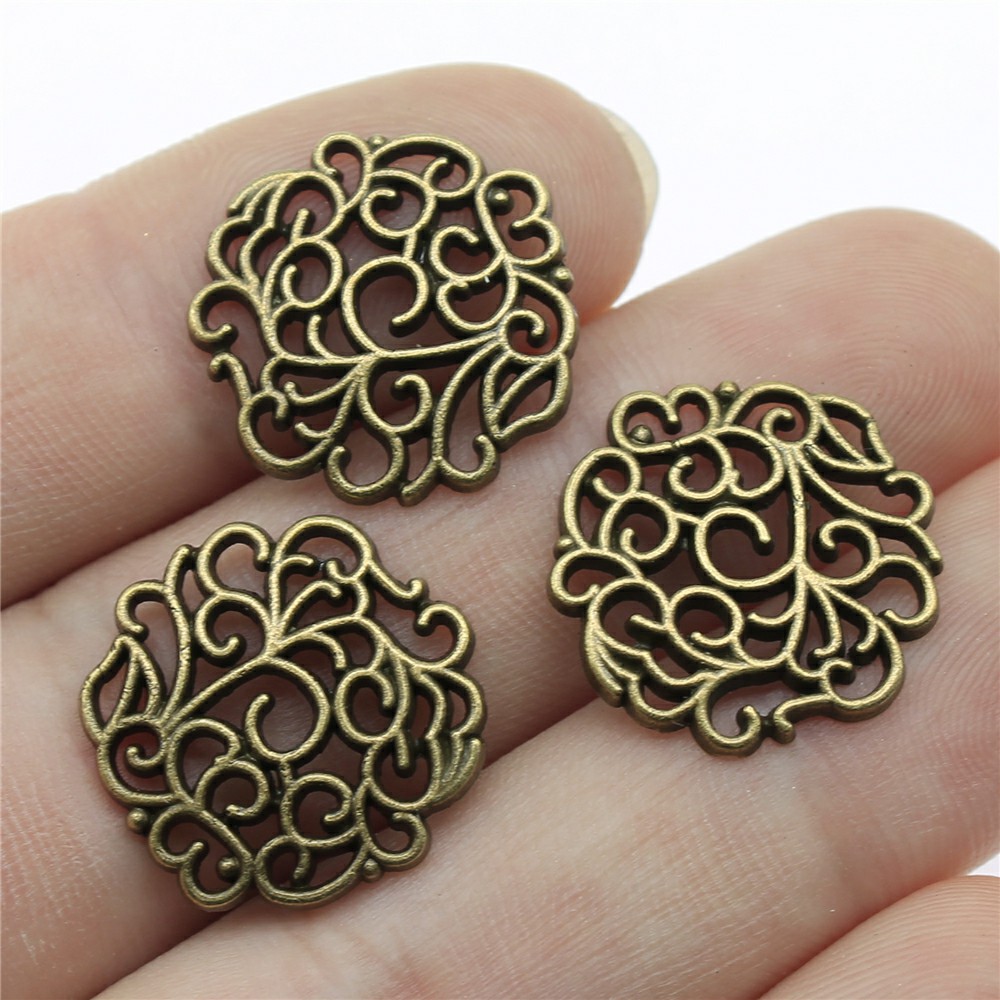 10pcs 18x18mm 2 Colors Antique - مراجعة Vintage Fashion Theme وسعره