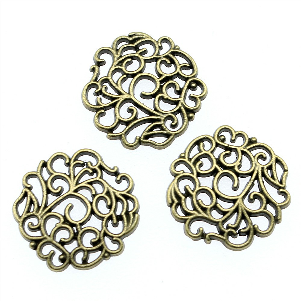 10pcs 18x18mm 2 Colors Antique - مراجعة Vintage Fashion Theme وسعره