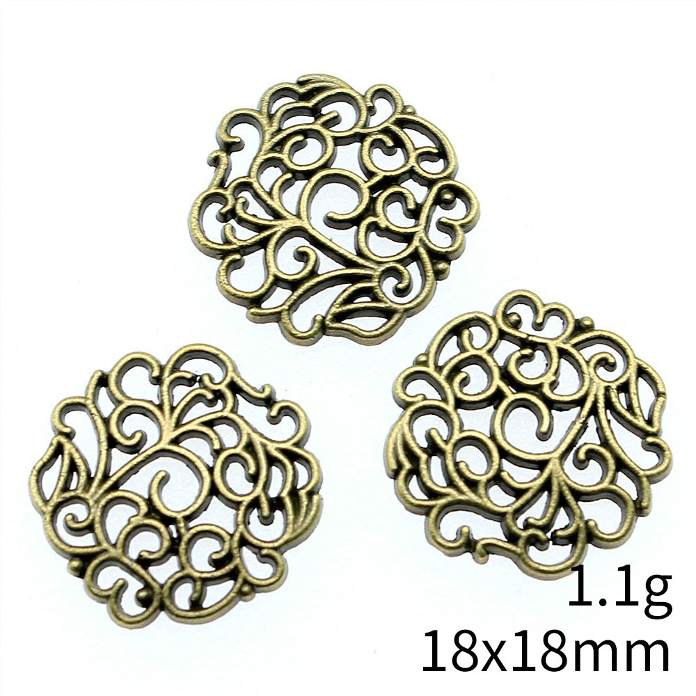 10pcs 18x18mm 2 Colors Antique - مراجعة Vintage Fashion Theme وسعره