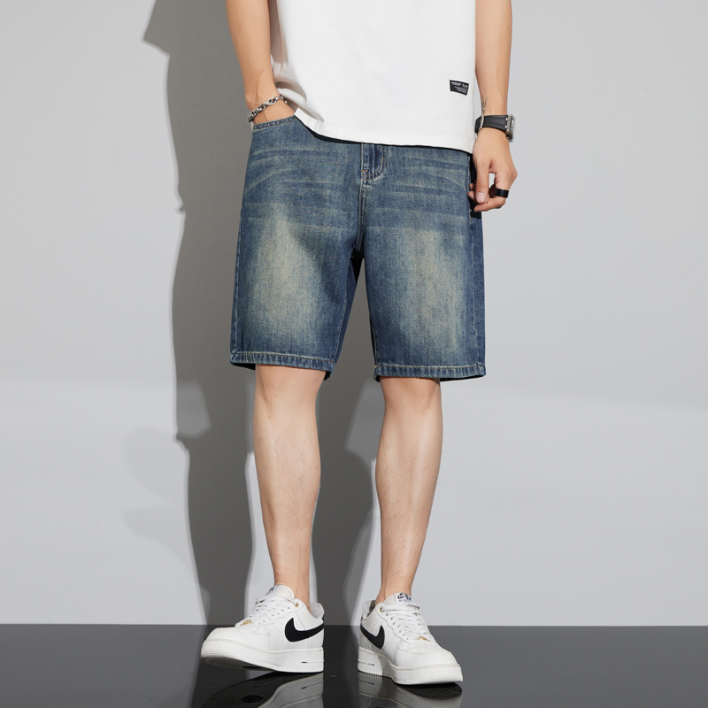 Men's Vintage Denim Shorts Sum - مراجعة Vintage Fashion Jeans وسعره