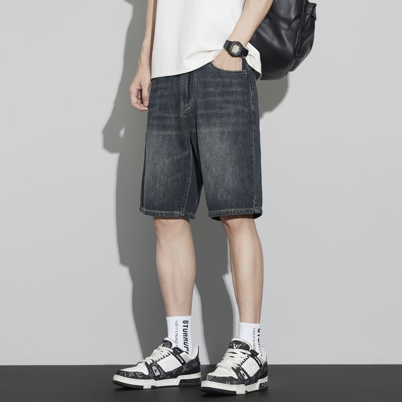 Men's Vintage Denim Shorts Sum - مراجعة Vintage Fashion Jeans وسعره