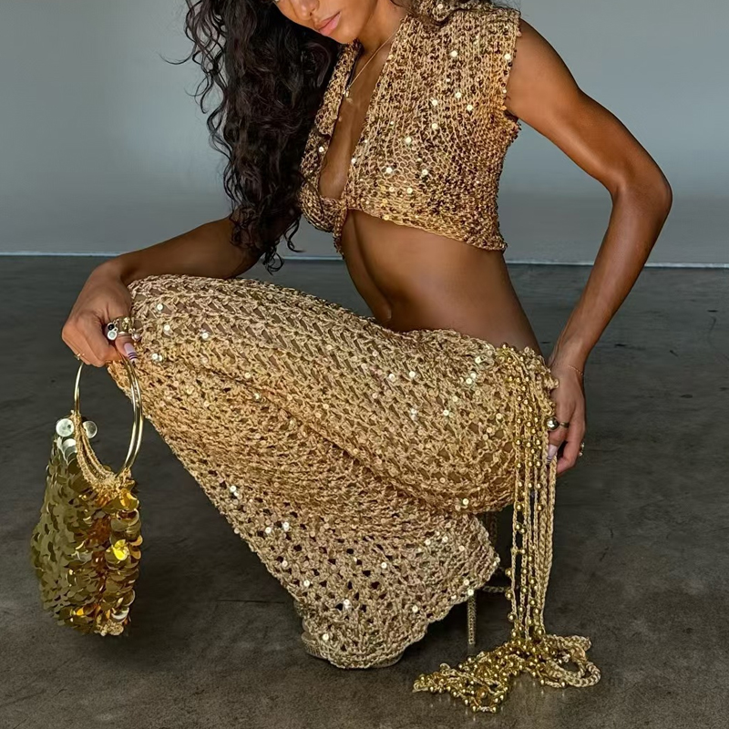 Sexy spicy girl hollow out shi - مراجعة V Vintage Fashion وسعره