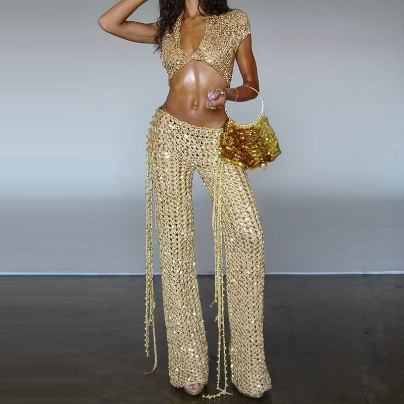 Sexy spicy girl hollow out shi - مراجعة V Vintage Fashion وسعره