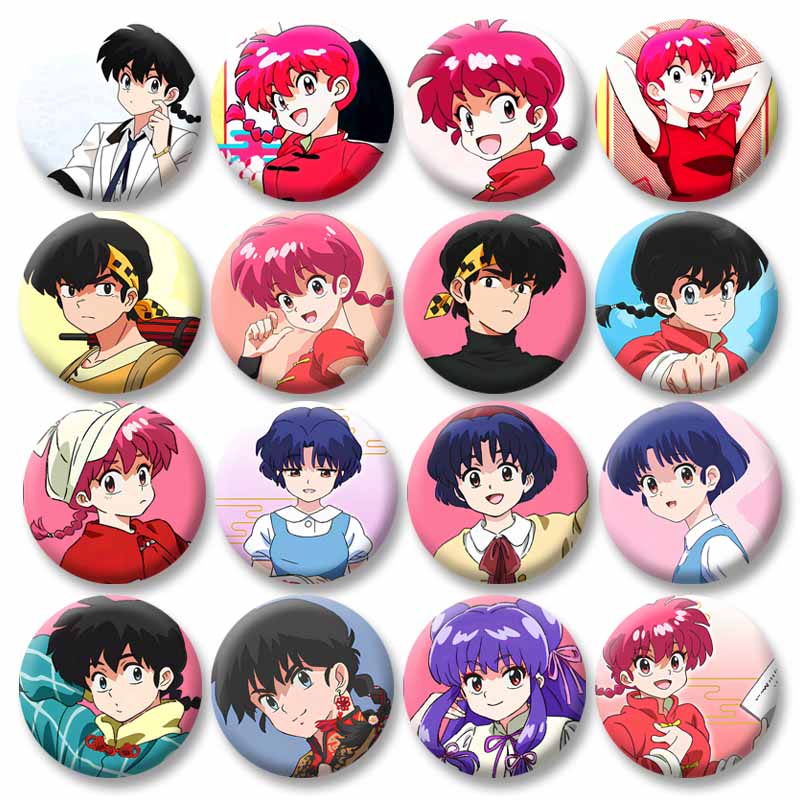 Vintage Anime Ranma ½ Button B - مراجعة Vintage Fashion Toys وسعره