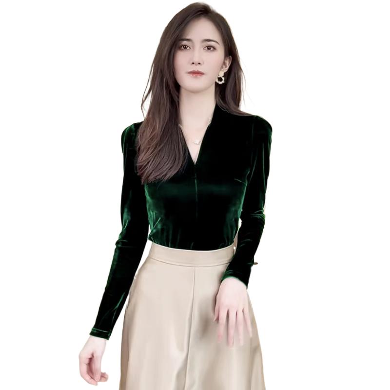 Fashion elegant V-neck long sl - مراجعة V Vintage Fashion وسعره