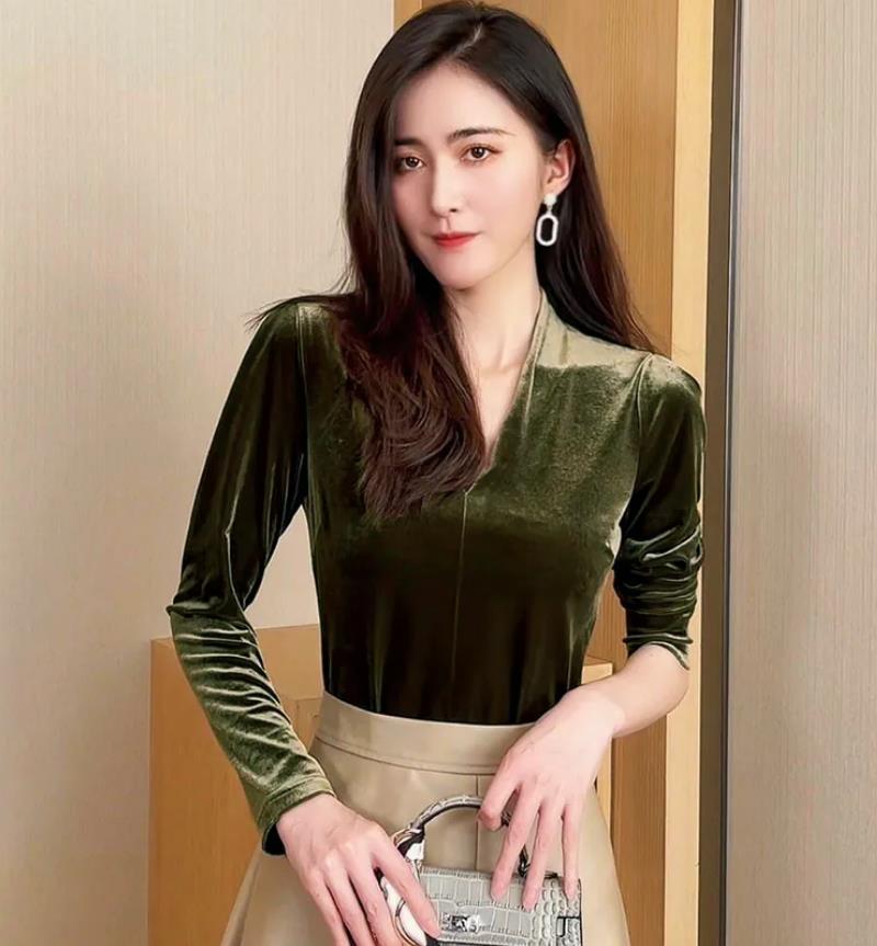 Fashion elegant V-neck long sl - مراجعة V Vintage Fashion وسعره