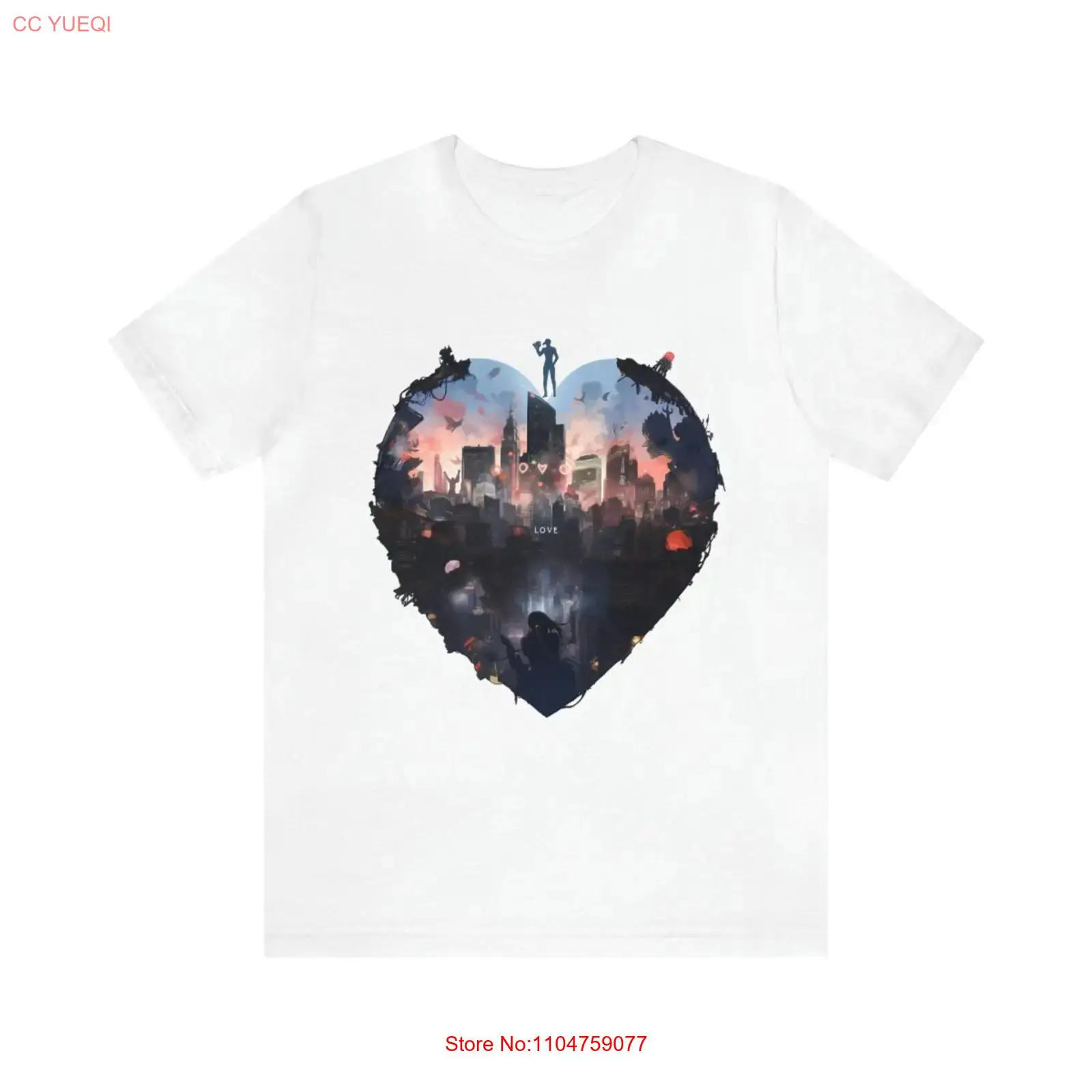I Heart New York City White T  - مراجعة Vintage Fashion New York وسعره
