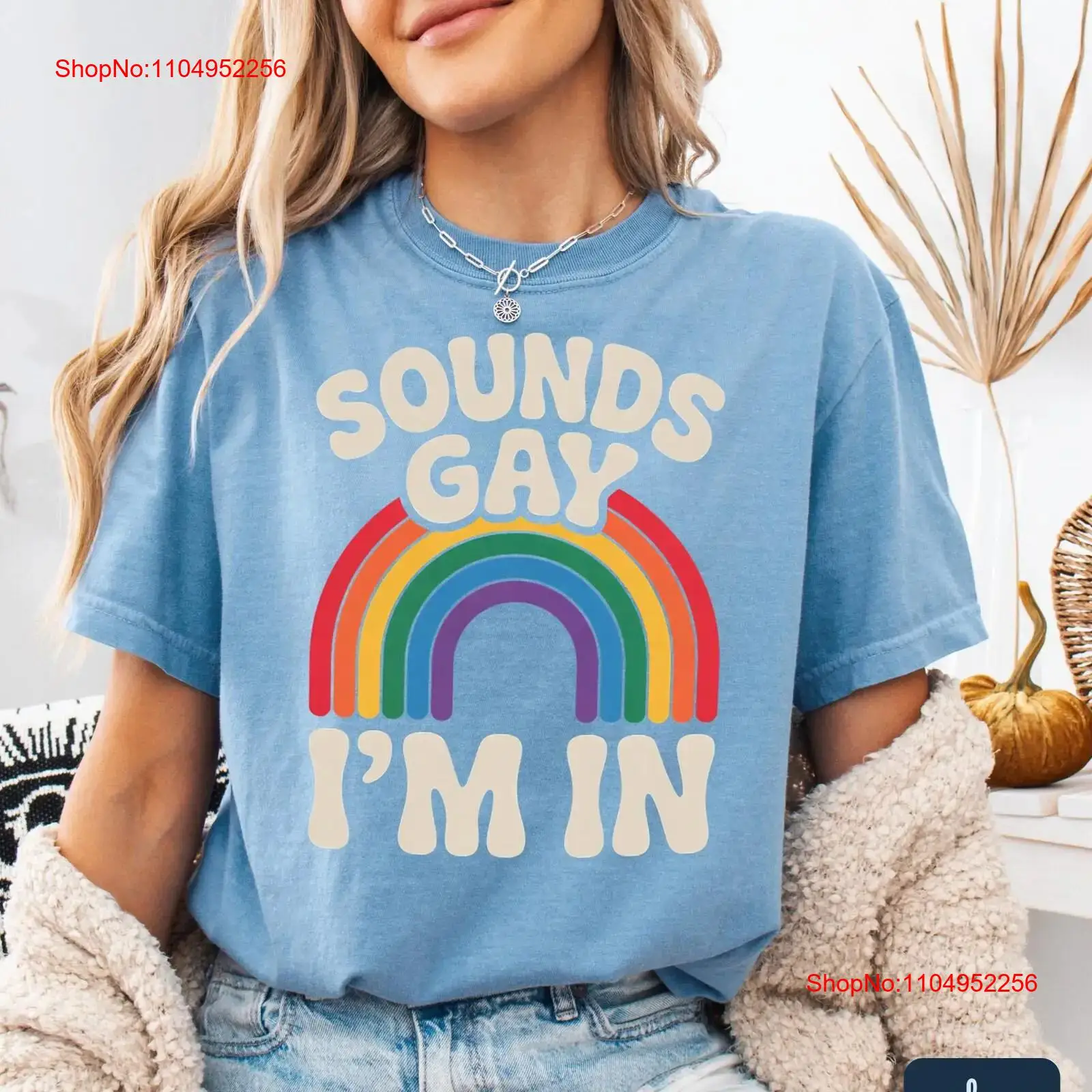 Sounds Gay I'm In T Shirt LGBT - مراجعة Vintage Queer Fashion وسعره