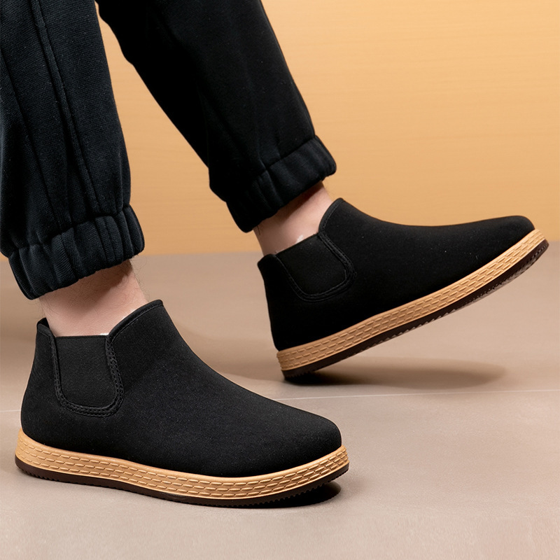 Men's Cotton Shoes Men's Winte - مراجعة Vintage Outdoor Fashion وسعره