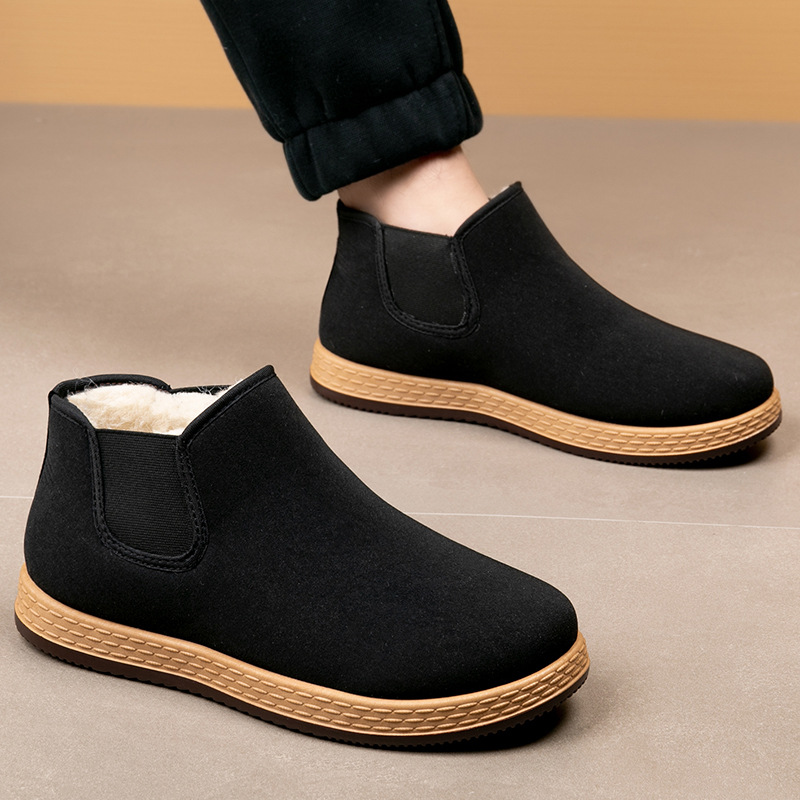 Men's Cotton Shoes Men's Winte - مراجعة Vintage Outdoor Fashion وسعره