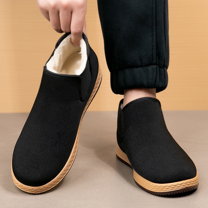Men's Cotton Shoes Men's Winte - مراجعة Vintage Outdoor Fashion وسعره