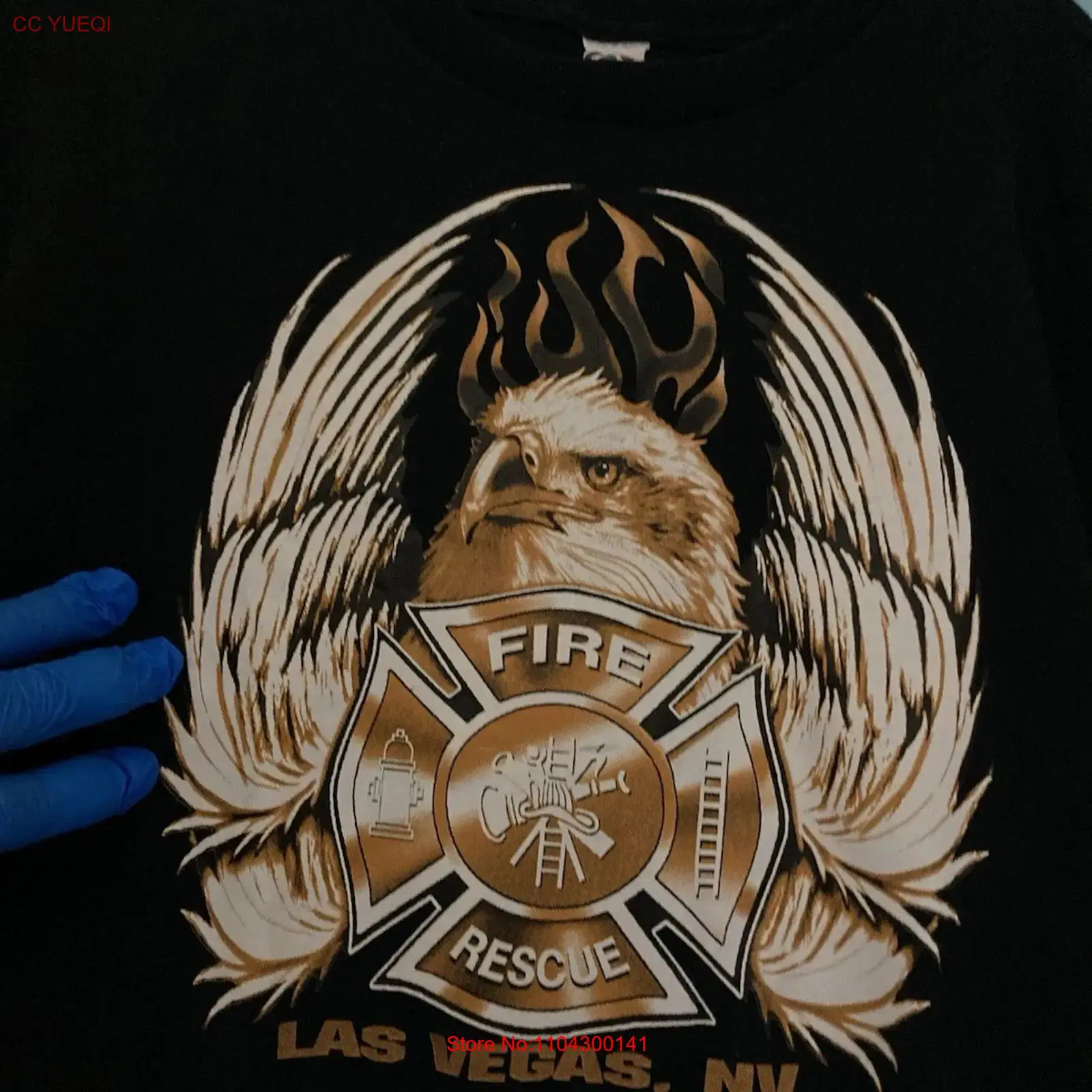 LAS VEGAS FIRE RESCUE T Shirt  - مراجعة Vintage Vegas Fashion وسعره